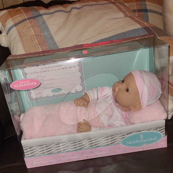Madame Alexander Baby Doll with Pink Blanket - Picture 1 of 5